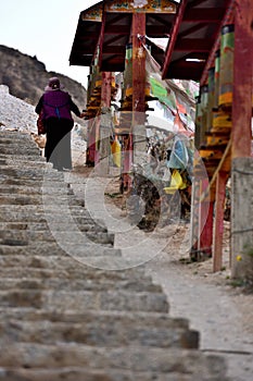 The cloth of the scriptures in Tibet Rotatable design