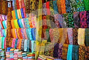 Cloth shop in Bali