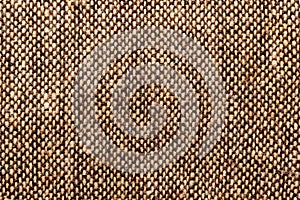 Cloth. The texture of the burlap fabric is close-up. Packaging material. Background Of Burlap Hessian Sacking