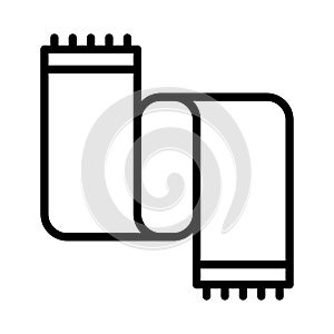Cloth thin line vector icon