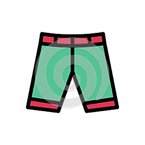 cloth vector color line icon