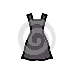 Cloth vector color line icon