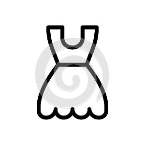 Cloth vector thin line icon