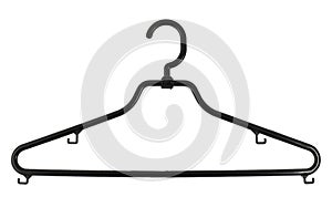 Clothes coat hanger isolated