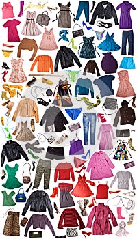 Clothes - fashion background