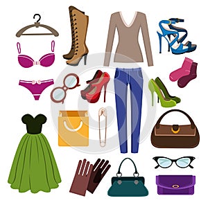 Clothes, footwear and accessories