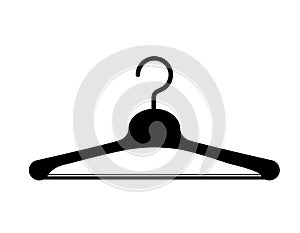 Clothes hanger hook isolated icon design