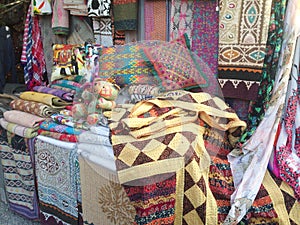 Clothes in the Hippy Market of Las Dalias, Ibiza