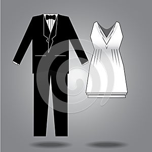 Clothes illustration for both sexes