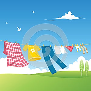 Clothes Line - Garden
