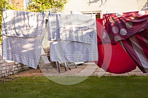 clothes-line laundry