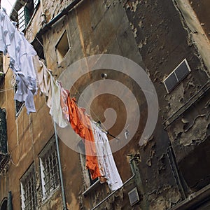 Clothes on line Venice Italy