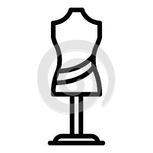 Clothes manequin icon, outline style