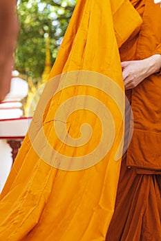 clothes of monks and novices in Buddhism