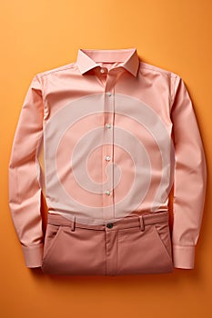 Clothes in the new peach fuzz color trend Created With Generative AI Technology
