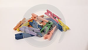Clothes peg in different color