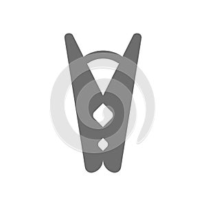 Clothes peg or pin vector icon