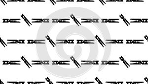 Clothes Peg Seamless Pattern, Clothespin Icon Design Vector Art Illustration isolated or white background