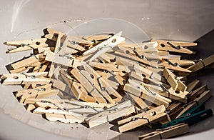 Clothes pegs background