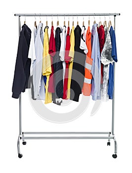 Clothes on a Rack