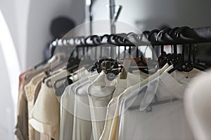 Clothes racks on backstage 2
