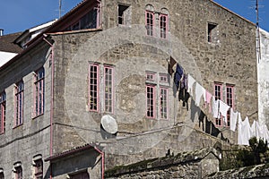 Clothes tended to dry in Portugal