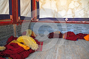 The clothes of tibet monk