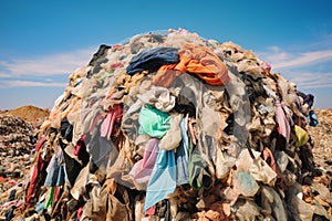 Clothes Tossed Into Landfill