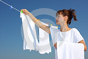 Clothesline, laundry, drying