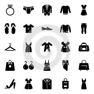 Clothing Accessories Solid Vector