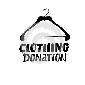 Clothing donation flat vector poster template. Thrift shop, second hand store web banner design. Homeless, people in