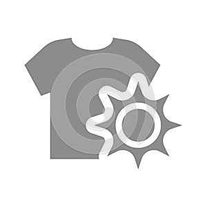 Clothing drying vector icon