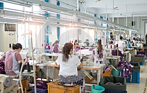 Clothing factories make costumes