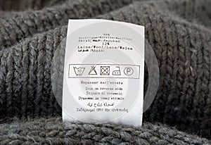 Clothing label