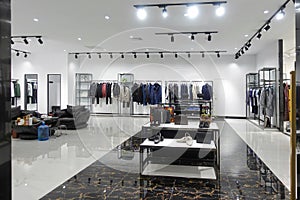 clothing shop interior fashion store photo