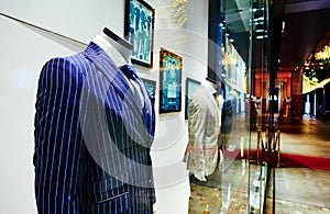 clothing shop window store sale display fashion men clothes