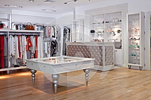 Clothing store interior