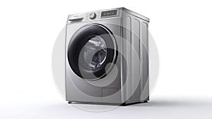 Cloths Washing Machine on clean white background