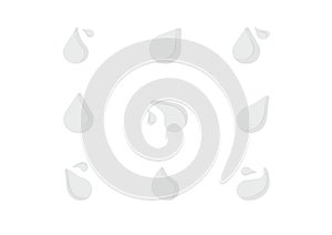 Cloudset of glacier and ice land plate vector isolated on white background ep07