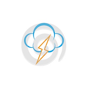 Cloud analistic icon