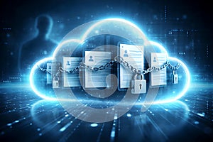 Cloud As A Digital Vault Holding Personal Records Representing Data Identity And Ownership Control