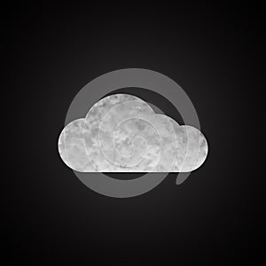 Cloud background for your business. Vector illustration.