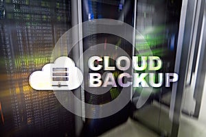 Cloud backup. Server data loss prevention. Cyber security