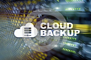 Cloud backup. Server data loss prevention. Cyber security