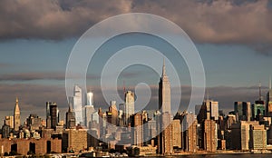 Cloud Bank Over Manhattan in the Morning