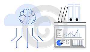 Cloud-Based Artificial Intelligence for Data Analysis and Digital Storage Solutions