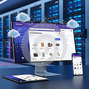 Cloud-Based E-Commerce and Data Center Network