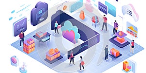 A cloud-based e-commerce platform using scalable and resi created with generative AI