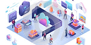 A cloud-based e-commerce platform using scalable and resi generative AI