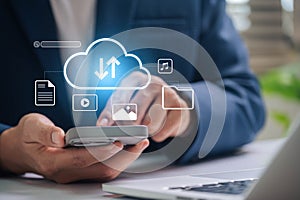 Cloud based file storage and secure data backup solution with encrypted privacy protection, real time synchronization and mobile